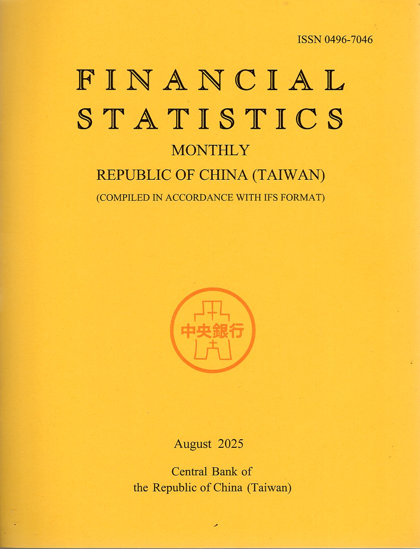 Financial Statistics Monthly Republic of China (Taiwan) 2025/08