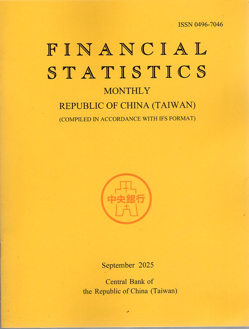 Financial Statistics Monthly Republic of China (Taiwan) 2025/09