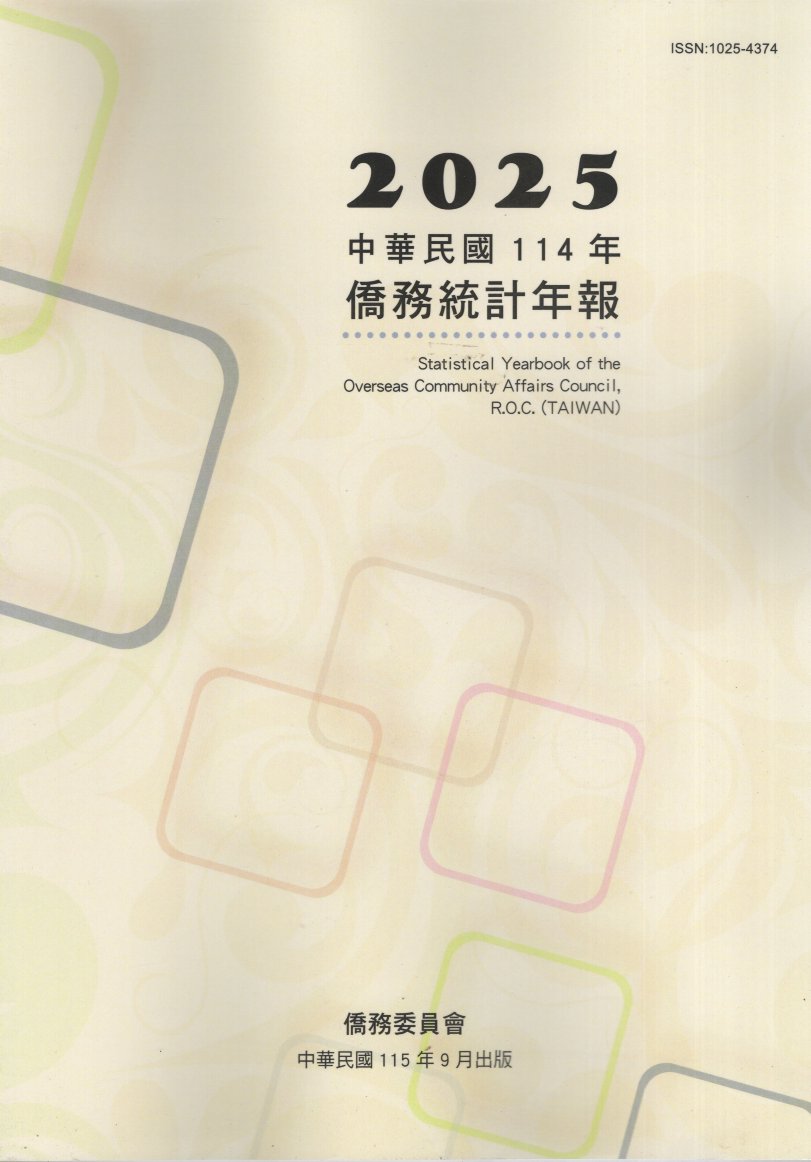 中華民國114年僑務統計年報(115
