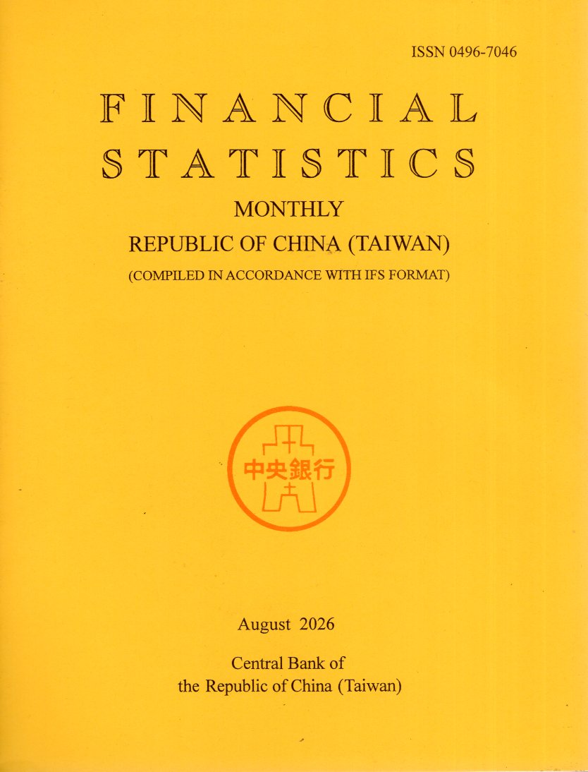 Financial Statistics Monthly Republic of China (Taiwan) 2026/08